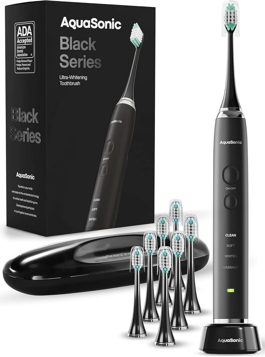 Black Series Ultra Whitening Toothbrush – ADA Accepted Electric Toothb