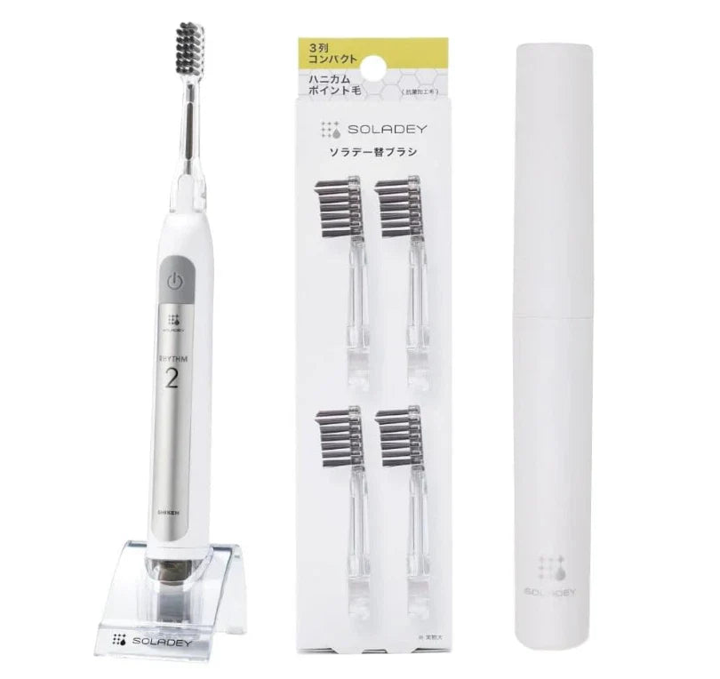 Soladay Rhythm 2 /Main Unit/Replacement Brush/Case/ various types of toothbrush